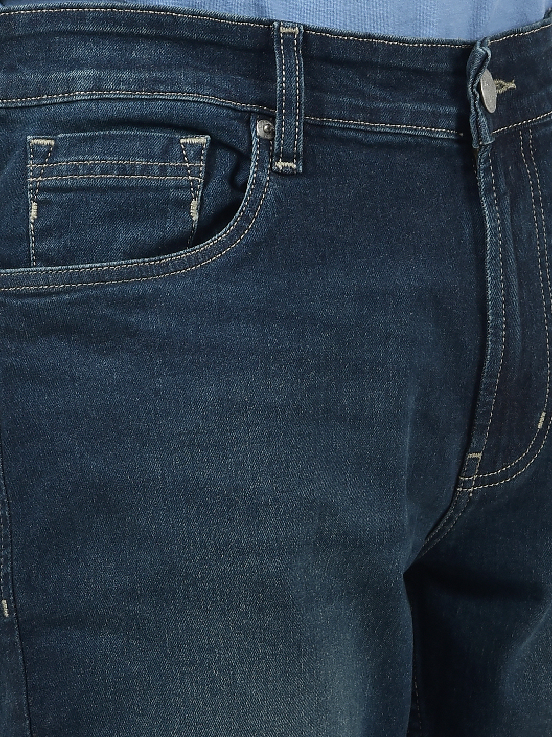 Numero Uno Men Solid Blue Jeans